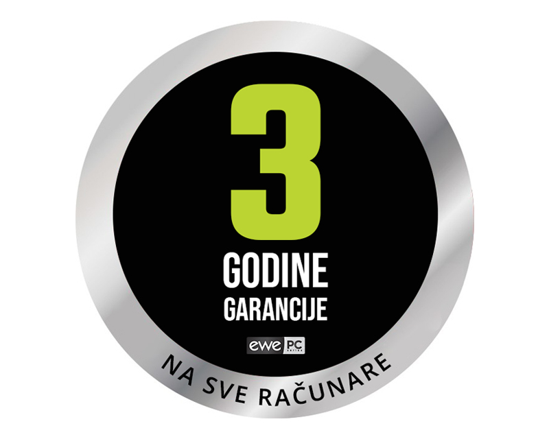 EWE PC AMD - 3 godina garancije